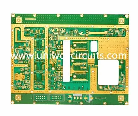 PCB de alta frequência 10L ENIG