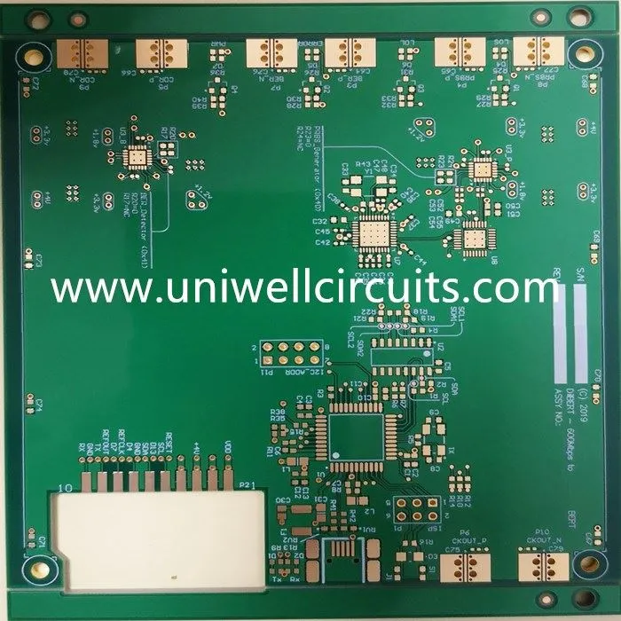 Placas blind enterradas vias